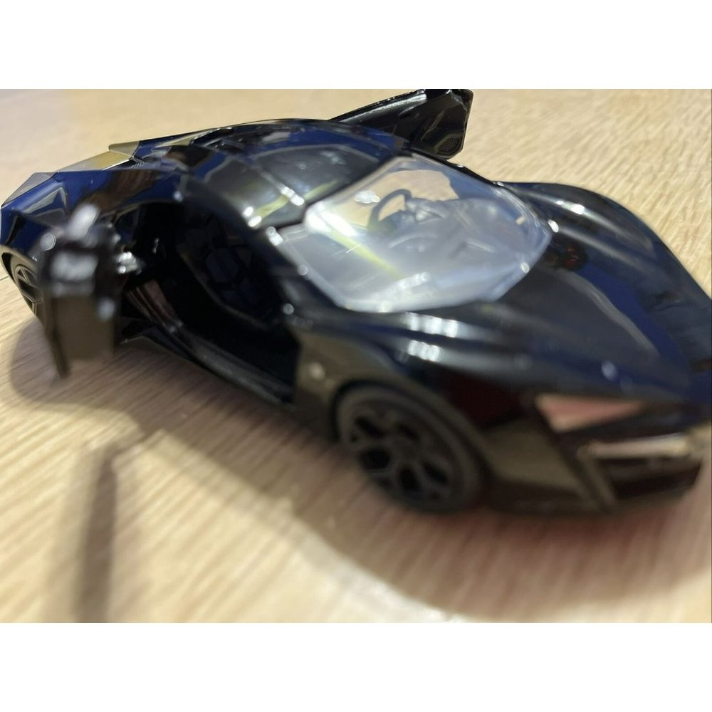 Scale 1/32 Lykan Hypersport Alloy Diecast 31270 Black Toy Car - Picture 8 of 9